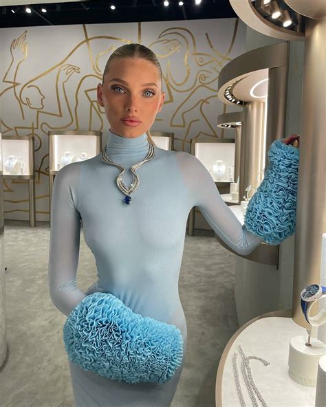 Elsa Hosk Braless Sexy Dress Hot Celebs Home