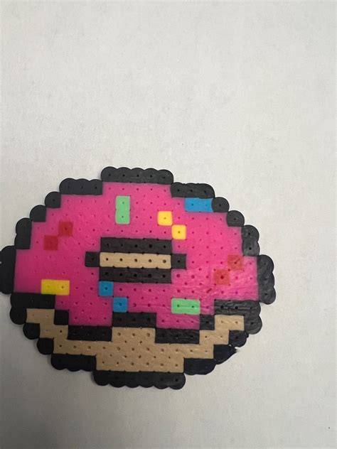 Donut Perler Bead Design Etsy