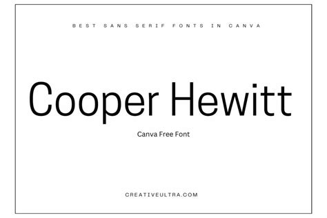 15 Best Sans Serif Fonts In Canva (2024) - CreativeUltra