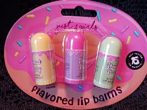 Just 4 Girls Flavored Lip Balms Donut Party Ebay