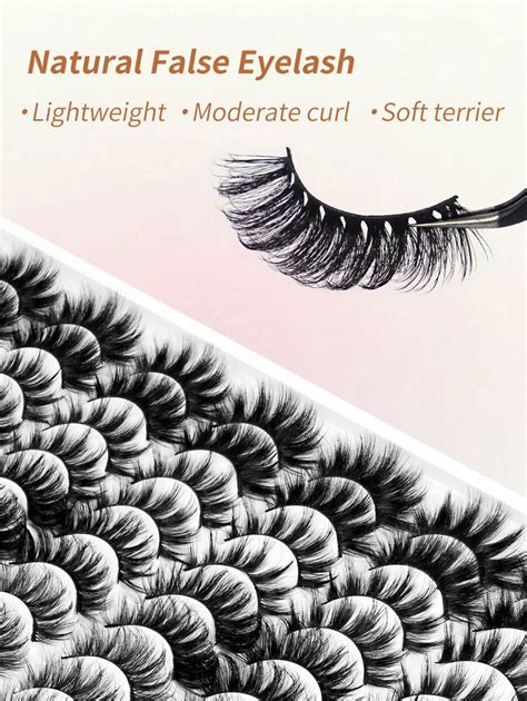 48 Pairs Long Thick Fluffy Volume False Eyelashes Faux Mink Lashes 17