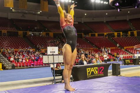 Asu Gymnastics Gallery Sun Devils Honor Seniors With Win Over Pitt