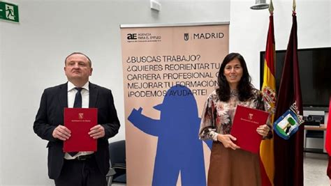 Renovado El Convenio De La Agencia Para El Empleo De Madrid Con La