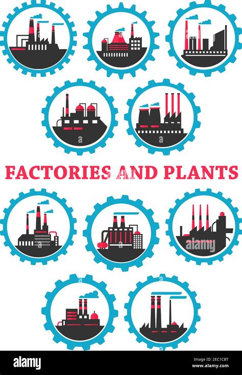 Edificios De Plantas Químicas Imágenes Vectoriales De Stock Alamy