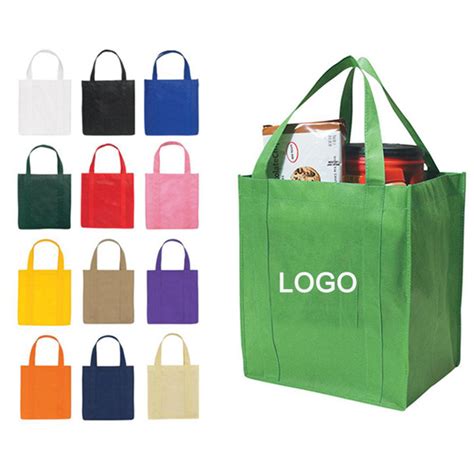 Wholesale Portable Reusable Eco Friendly Non Woven Tote Bags Custom