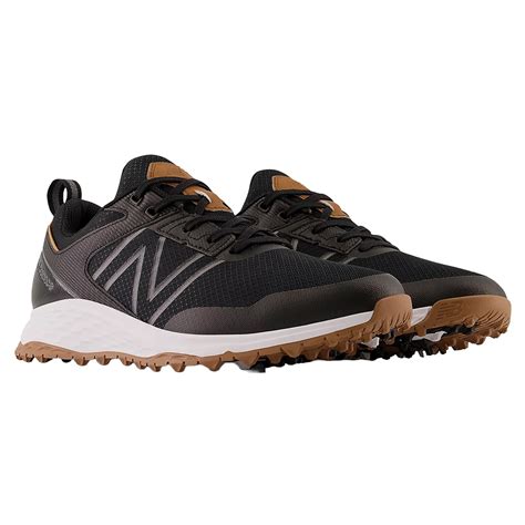 New Balance Mens Contend Spikeless Golf Shoe 2e Black Gum Golf City