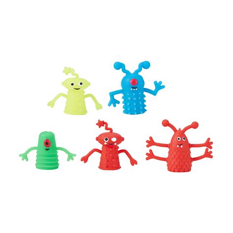 5 Pack Monster Finger Puppets Kmart