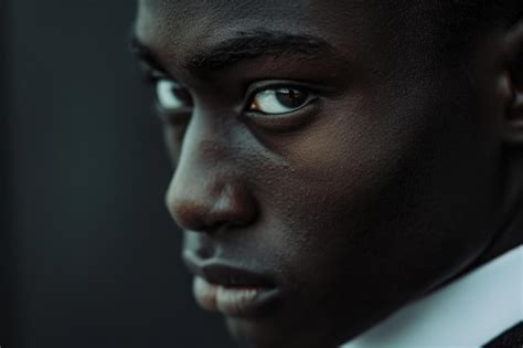 Premium Photo Closeup Of Person Wearing Suit And Tie