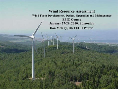 Wind Resource Assessment