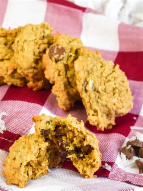 Chewy Chocolate Coconut Oatmeal Cookies Waiting For Blancmange