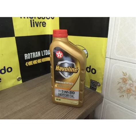 Óleo Motor Havoline 5W30 API SN Semissintético 1L Shopee Brasil