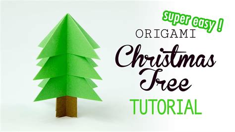 Paper Tree Origami Easy Not Pine Tree - Origami