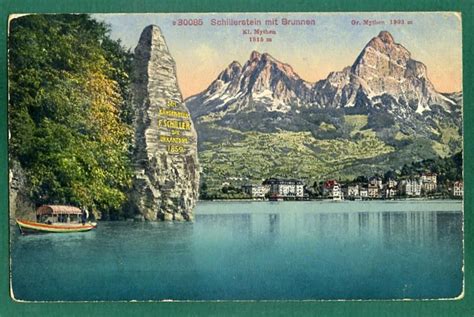 Schillerstein Mit Brunnen Und Den Mythen Kaufen Auf Ricardo