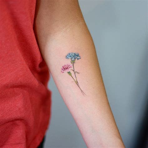 27 Beautiful Carnation Tattoo Ideas and Their Symbolism