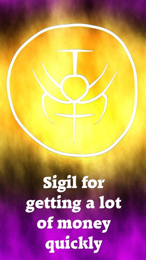 Sigil For Getting A Lot Of Money Quickly This Was A Request Done For