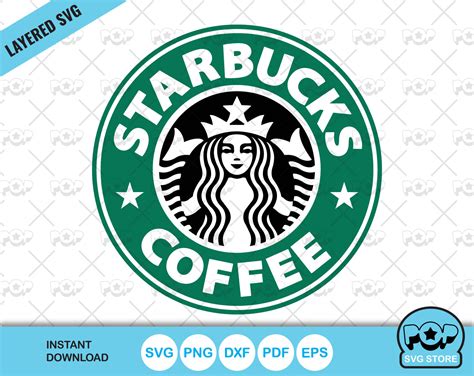 Starbucks Coffee Clipart Starbucks Logo Svg Clipart Svg Cut Files For