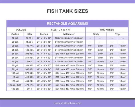 Aquarium Size Ideas In Fish Tank Sizes Aquarium Fish Tank