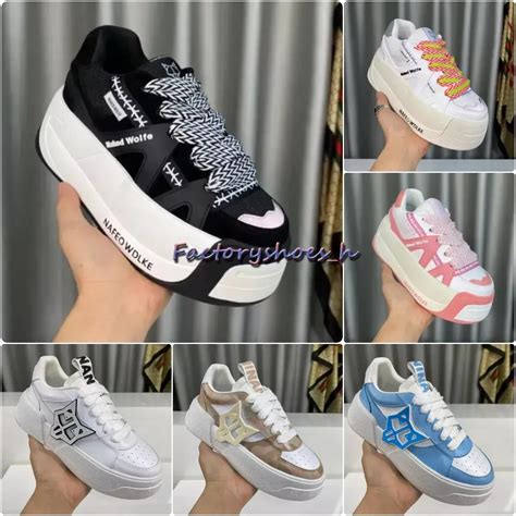 Naked Wolfe Designer Platform Sneakers Thick Bottom Platform Trainers For Men Women And Travel