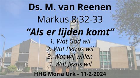 Hhg Moria Uur Ds M Van Reenen Markus