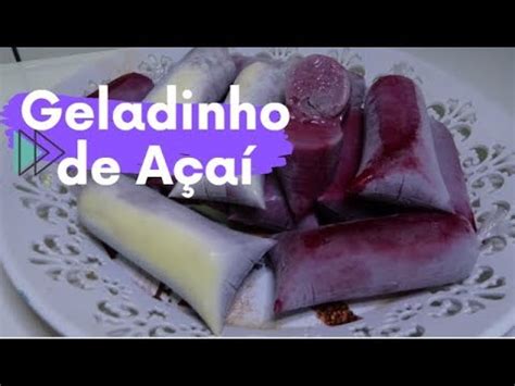 Geladinho Gourmet De A A Leite Conden Ado E Calda De Morango Youtube