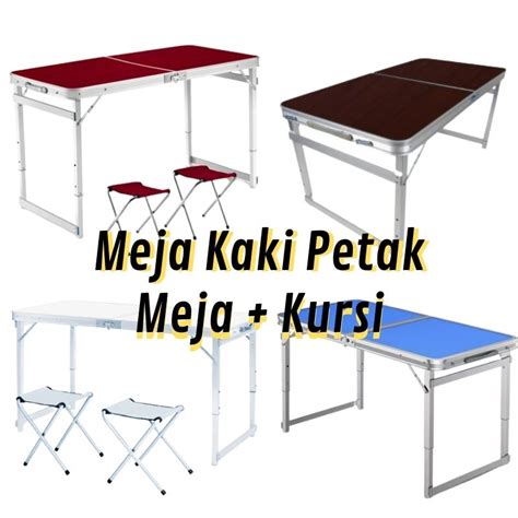 Jual Meja Lipat Portable Meja Lipat Portable Serbaguna Meja Kaki