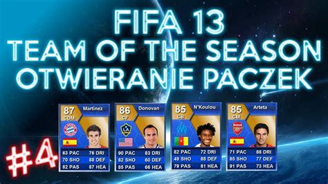 FIFA 13 Ultimate Team TOTS Otwieranie Paczek 4 TOTS Y Premier