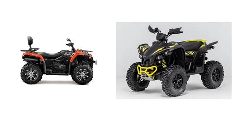 Motorrad Vergleich CFMOTO CForce 520 L EFI 4x4 DLX 2021 Vs TGB Target