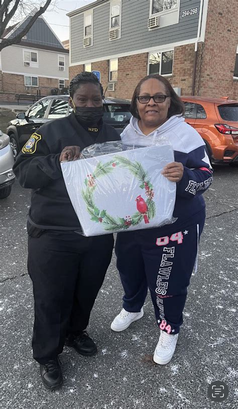 Th Precinct Community Service Officer Burrows Delivers Smiles To West