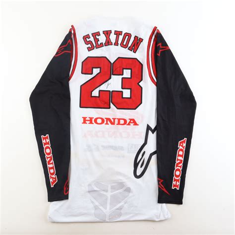 Chase Sexton Signed Race Worn Jersey From 2023 Supercross Anaheim Event