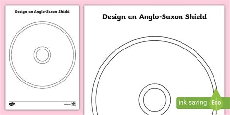 Design an Anglo-Saxon Shield,anglo-saxon shield - Twinkl