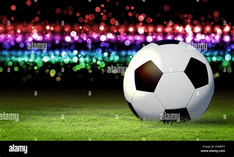 Black And White Soccer Ball Stock Photo Alamy