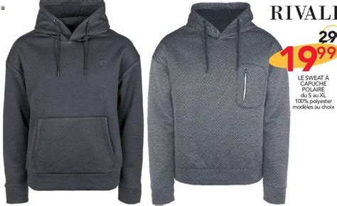 Promo LE SWEAT À CAPUCHE POLAIRE chez Stokomani