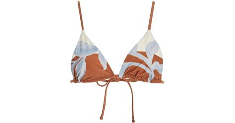 Sir The Label Palermo Bikini Top In Brown Lyst UK