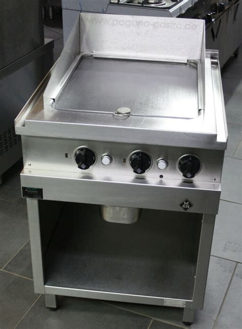 Grillplatte Griddle Bräter MKN Optima 700 60 cm glatt Gastro 12