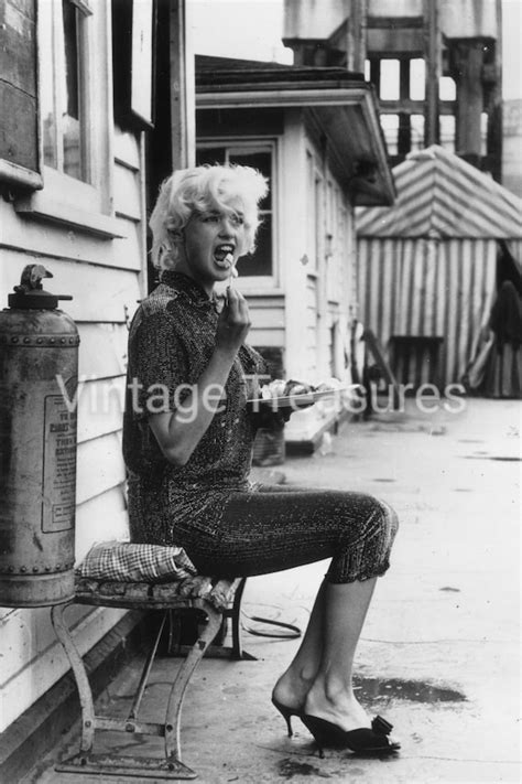Jayne Mansfield On The Set Of Too Hot To Handle Etsy
