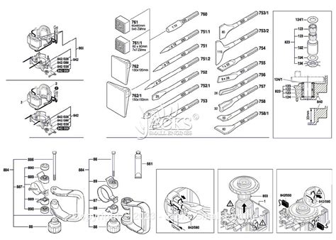 Bosch 11316evs 0611316739 Demolition Hammer Parts Diagram For Parts List 2