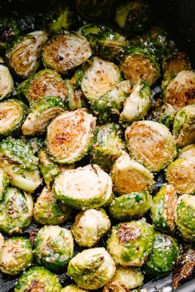 Air Fryer Brussel Sprouts With Parmesan Diethood