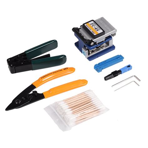 Buy FTTH Splicing Splice Cold Connection Fiber Optic Stripping Tool Kit