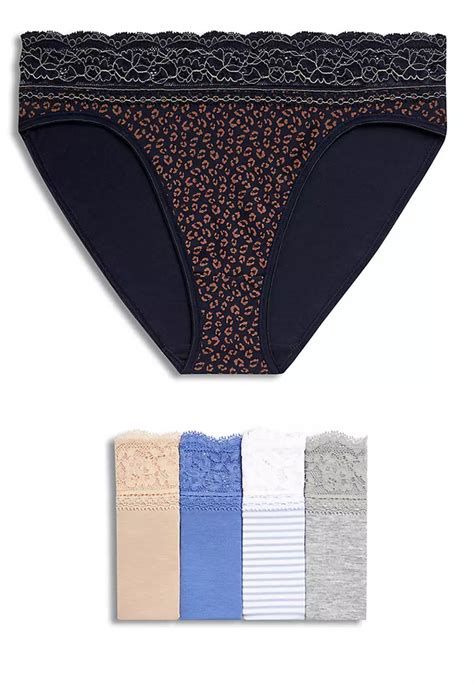 Jual Marks Spencer 5pk Cotton Blend Printed Bikini Knickers Original 2025 ZALORA Indonesia