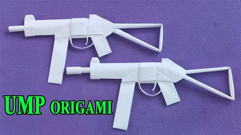 Origami Armas Ump Como Hacer Armas Ump Do Free Fire De Papel Youtube