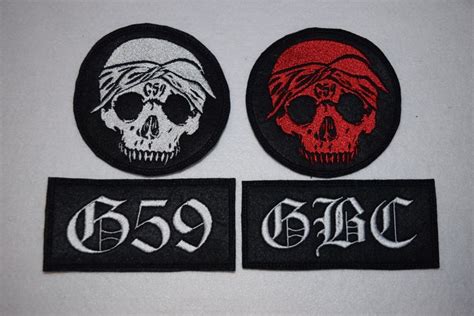 G59 Scull Patch Embroidered GREY59 G 59 Logo Symbol - Etsy | Etsy ...