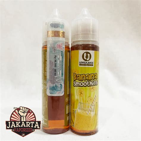 Jual LEVICA BANANA SMOOTHIES 60ML 3MG 6MG BY LEVICA JUICE Shopee