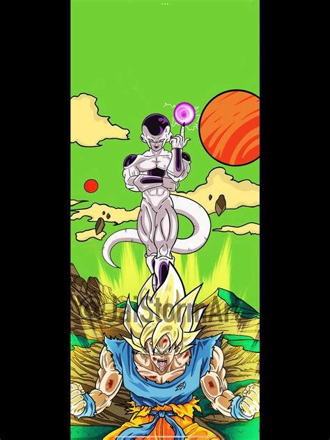 Goku Vs Frieza By Jaistormart On Deviantart