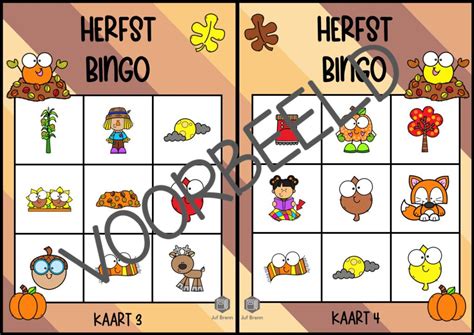 HERFST BINGO Juf Brenn