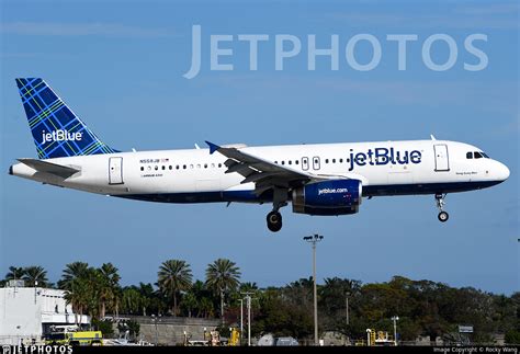 N558JB Airbus A320 232 JetBlue Airways Rocky Wang JetPhotos