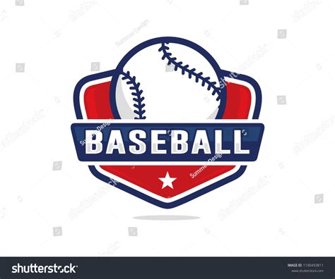 Baseball Logo Template Stock Vector (Royalty Free) 1190493811 ...