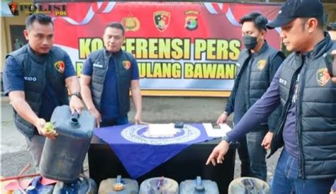 Polisi Ungkap Penimbun BBM Sita 7 7 Ton Solar Reaksi