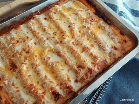 Canelones De Carne Picada Y Salsa Bechamel Muy F Ciles Cocina Y