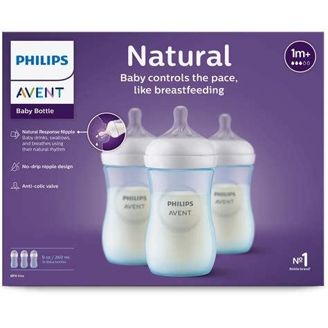 Avent Natural Feeding 1M+ 9 oz Bottles - Shop Bottles at H-E-B