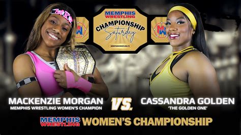 Mackenzie Morgan C Vs Cassandra Golden Womens Title Match Youtube